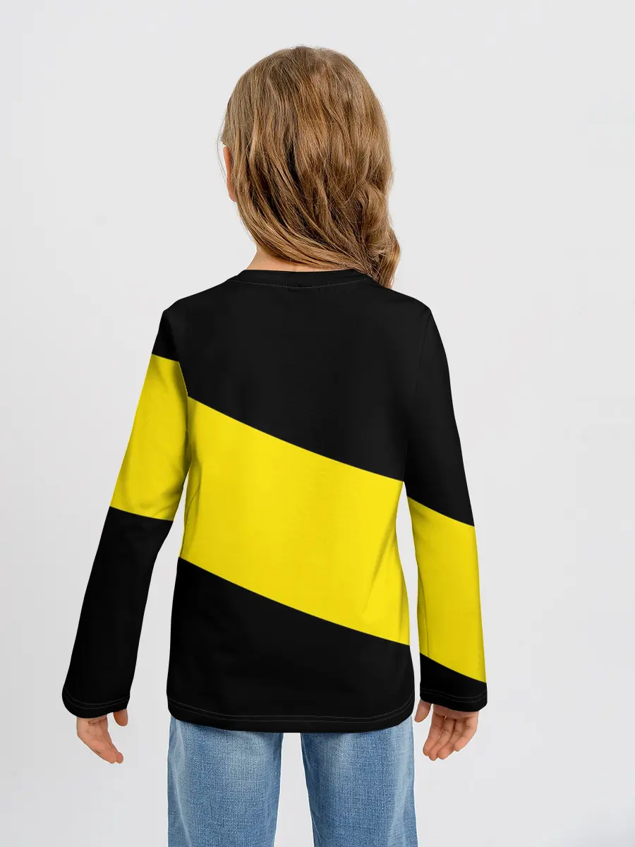 Детский лонгслив / Питтсбург Пингвинз