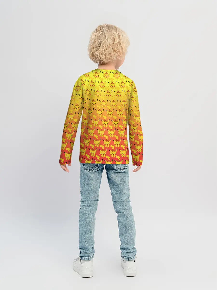 Детский лонгслив / Pikachu Pika Pika