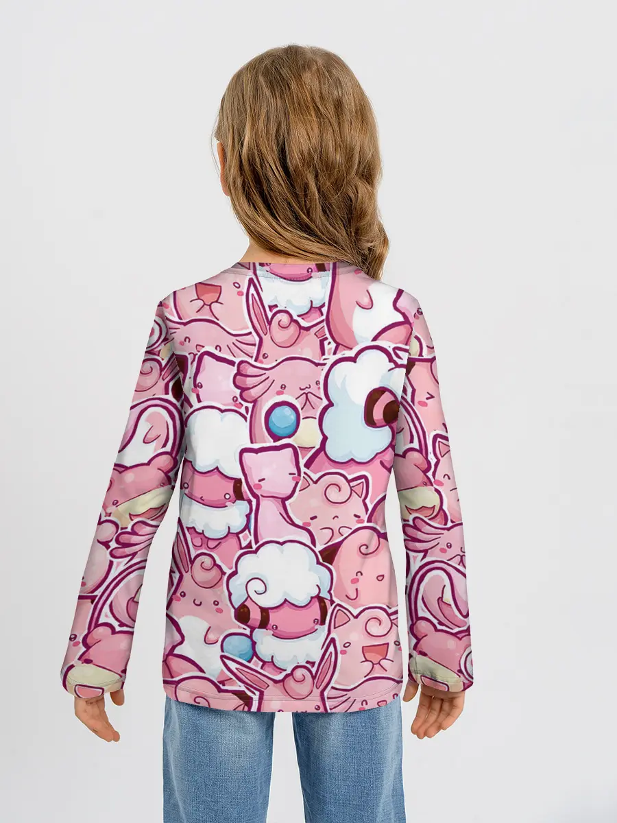 Детский лонгслив / Розовое собрание