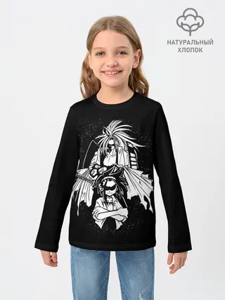 Детский лонгслив / Йо Асакура и Амидамару