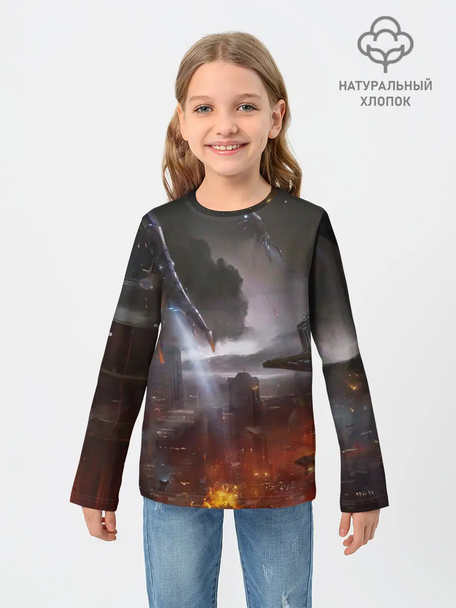 Детский лонгслив / Mass Effect 3