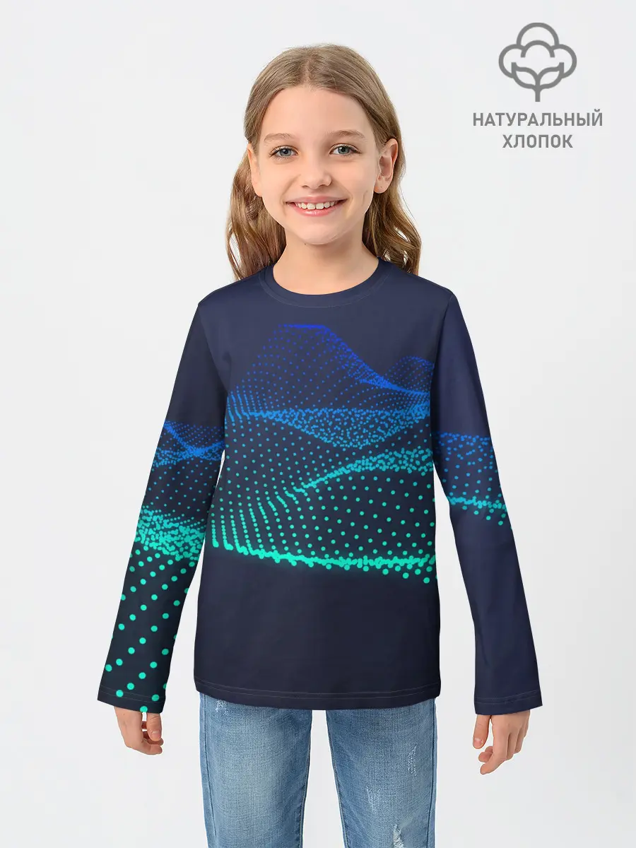 Детский лонгслив / Абстракция