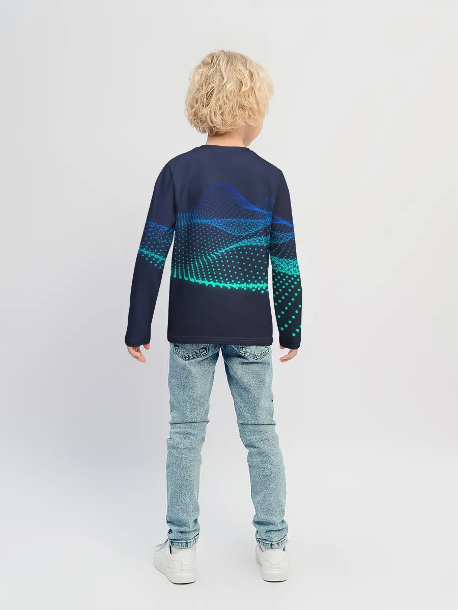 Детский лонгслив / Абстракция