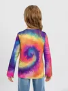 Детский лонгслив / TIE-DYE MULTICOLOR