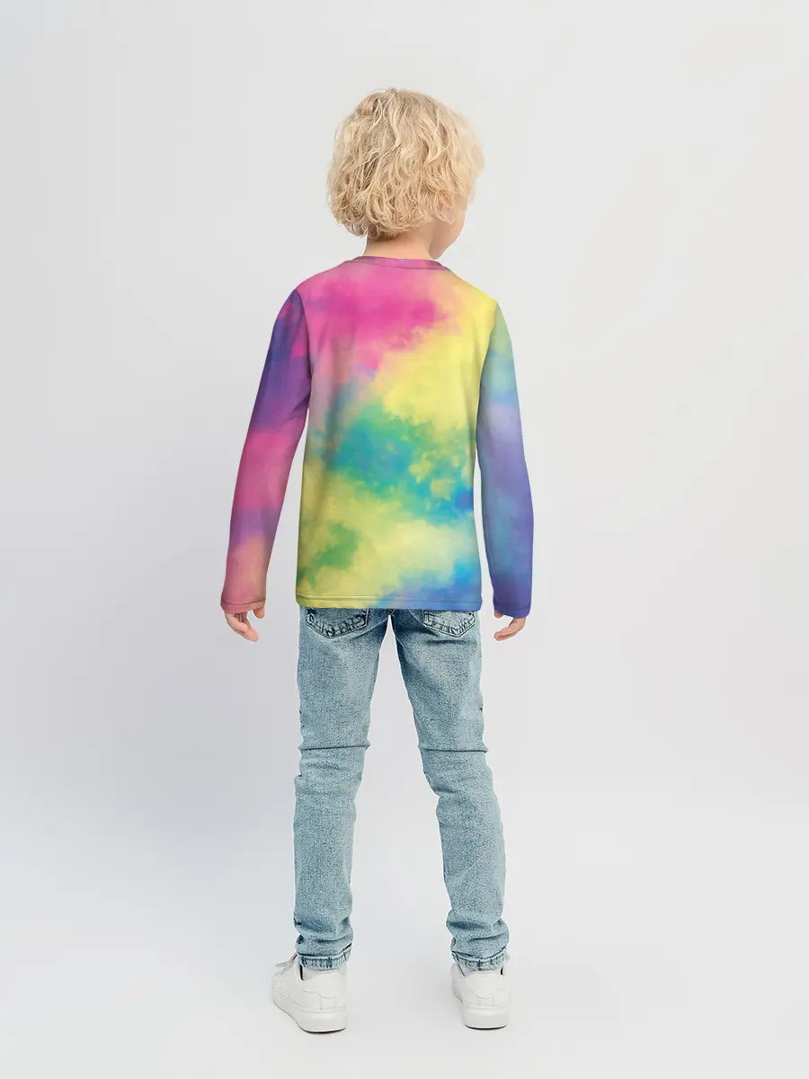 Детский лонгслив / Tie-Dye