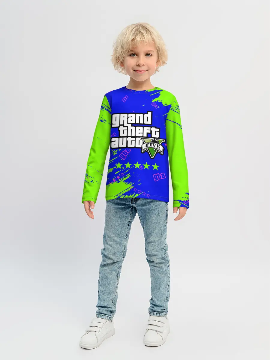 Детский лонгслив / GTA 5 / ГТА 5