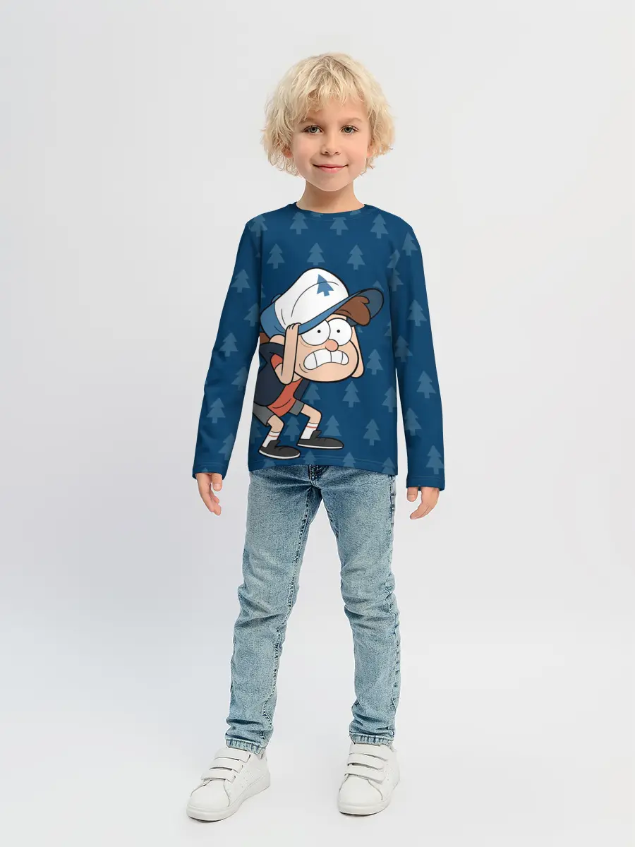Детский лонгслив / Диппер Пайнс