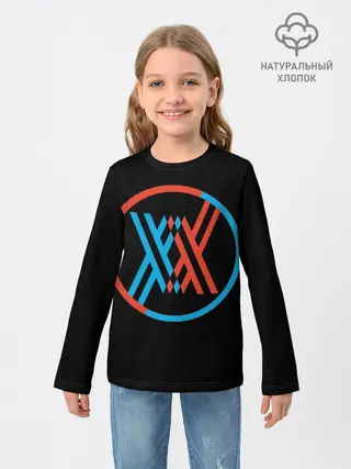 Детский лонгслив / Darling in the Franxx LOGO