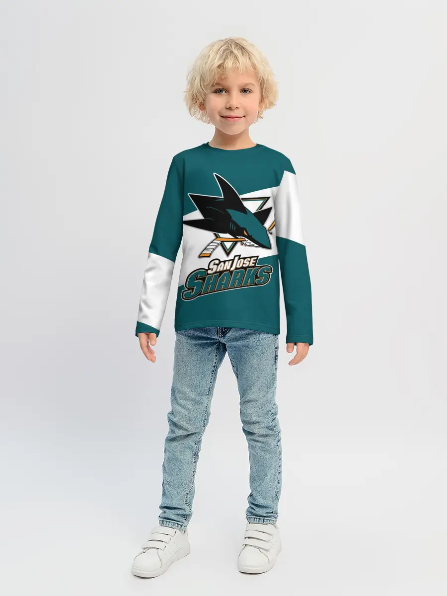 Детский лонгслив / Сан Хосе Шаркс