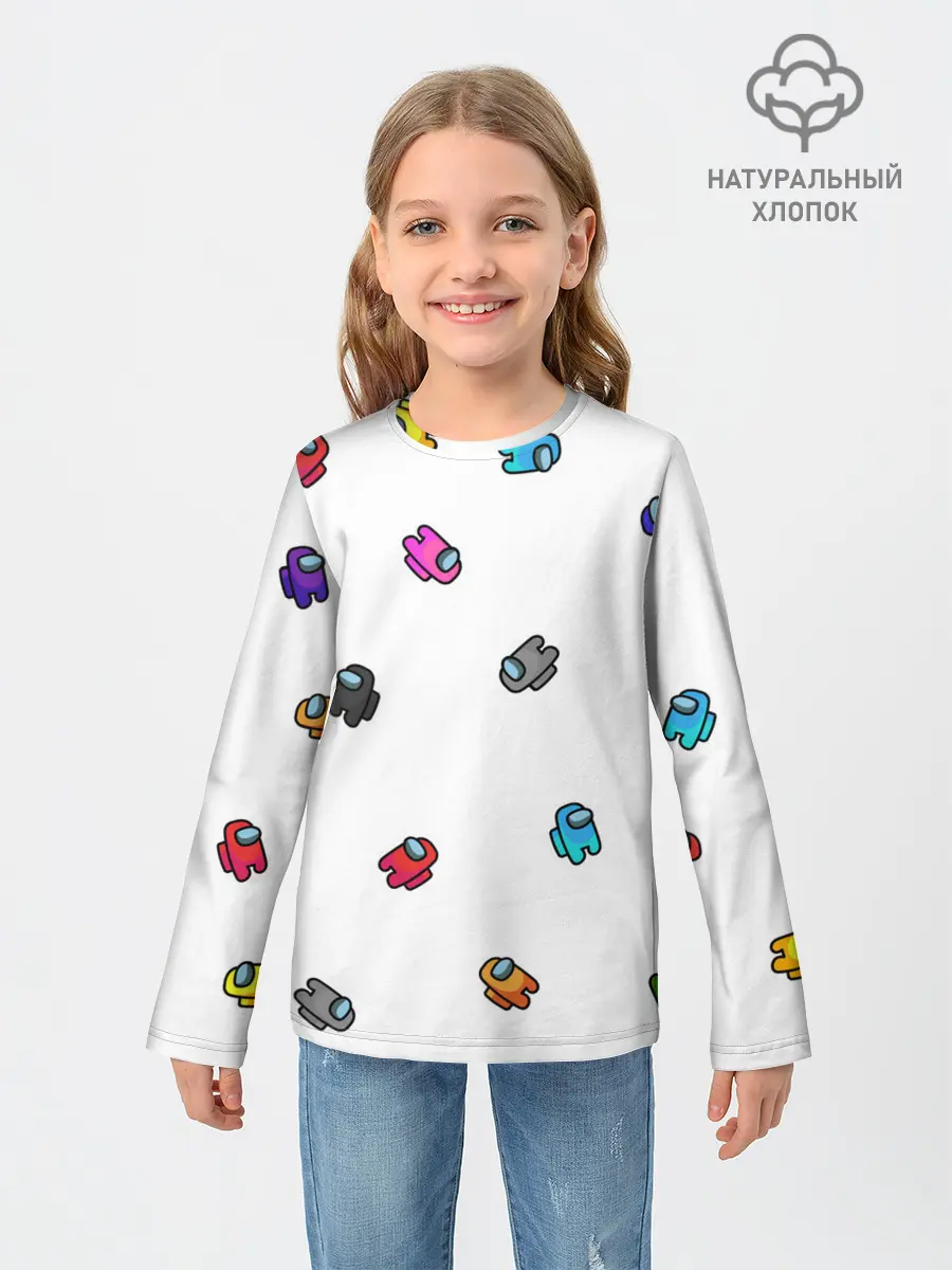 Детский лонгслив / Among Us