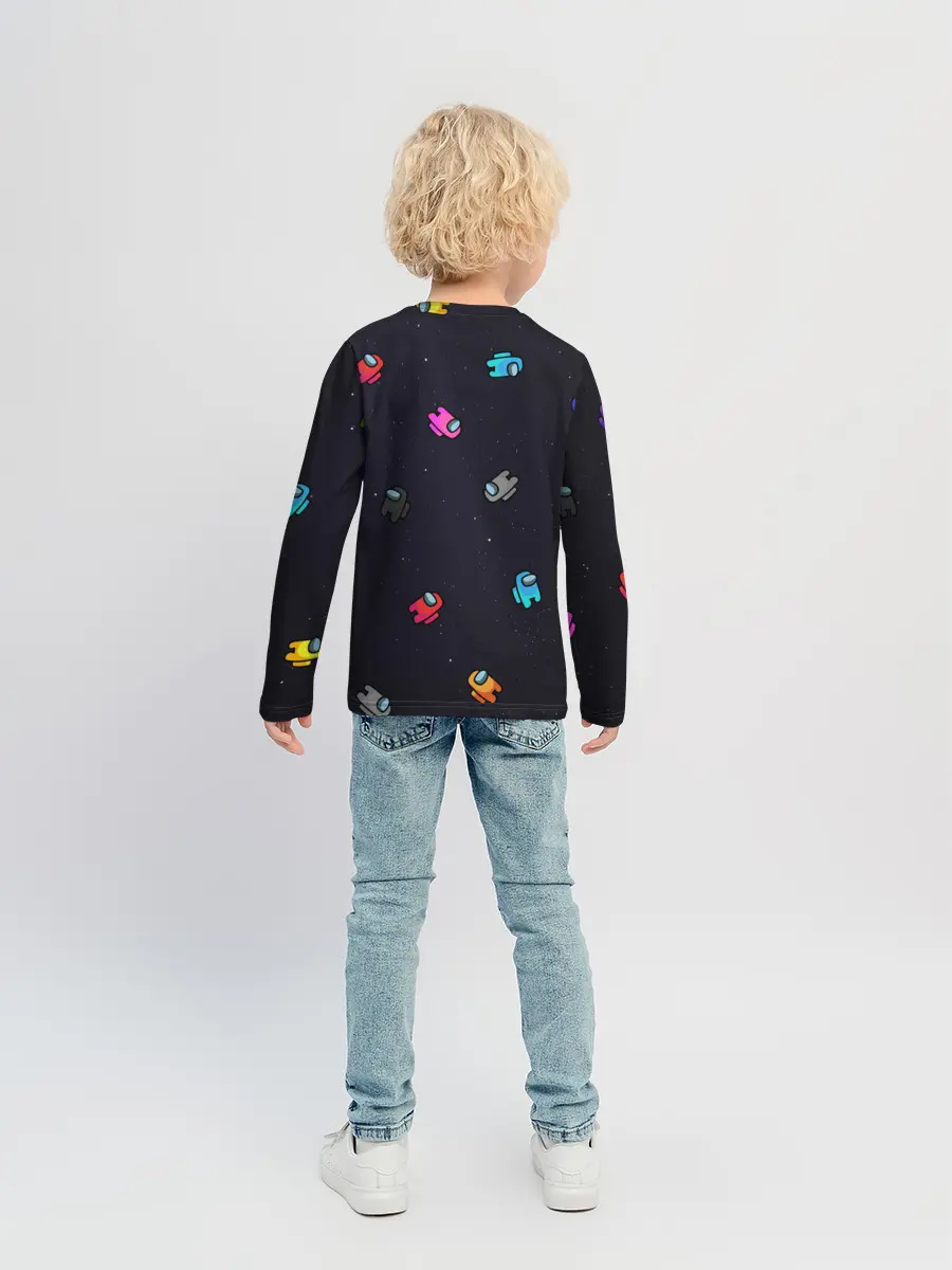 Детский лонгслив / Among Us