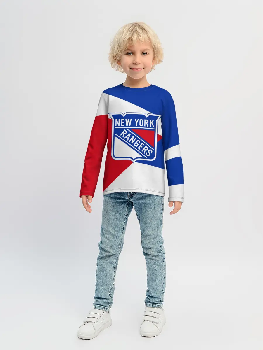 Детский лонгслив / Нью-Йорк Рейнджерс