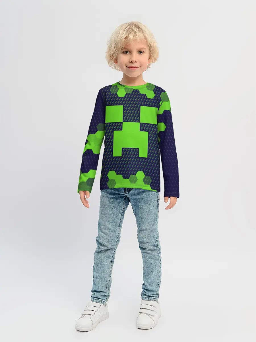 Детский лонгслив / MINECRAFT / МАЙНКРАФТ