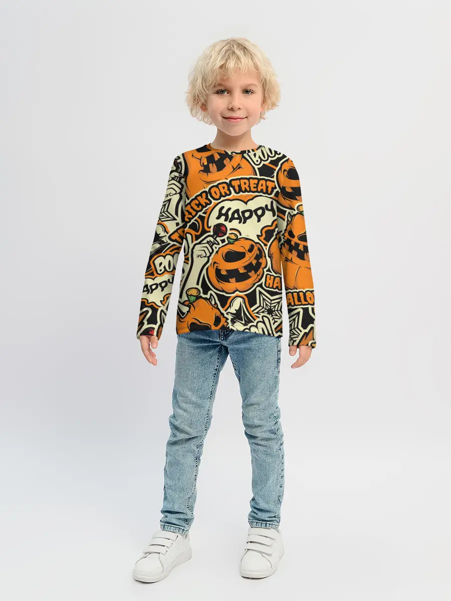 Детский лонгслив / Хэллоуин