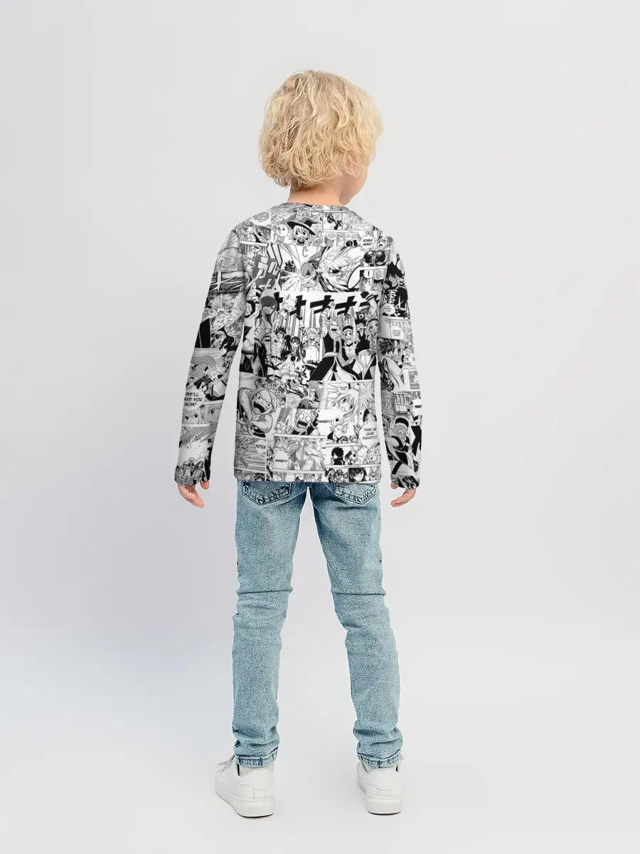 Детский лонгслив / Хвост Феи Грей