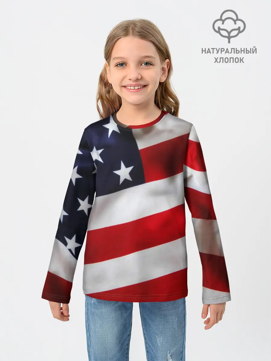 Детский лонгслив / США | USA