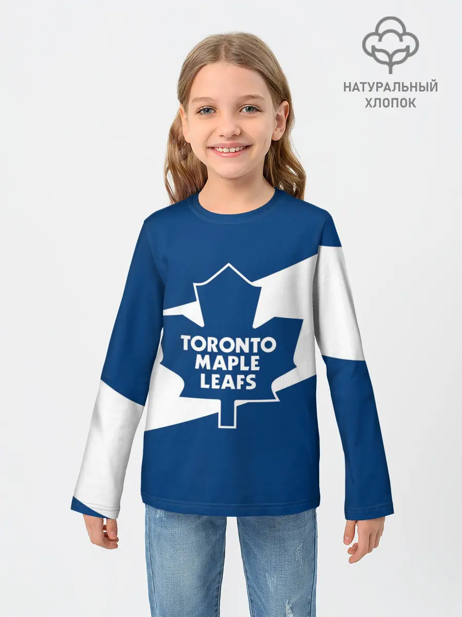 Детский лонгслив / Торонто Мейпл Лифс