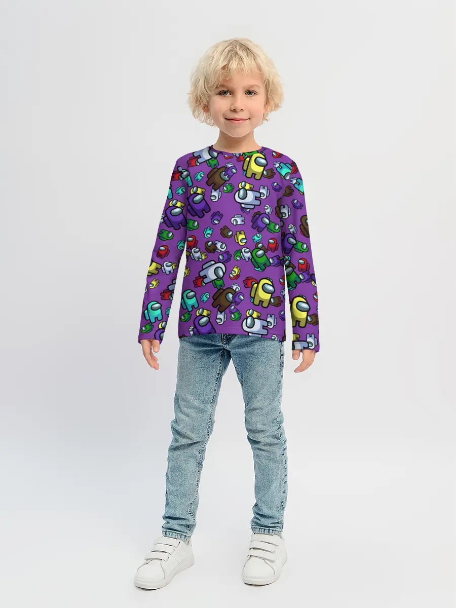 Детский лонгслив / Among us