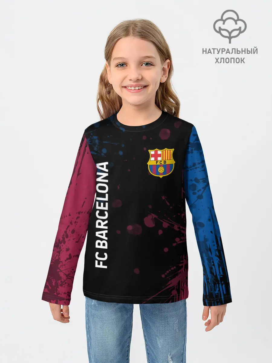 Детский лонгслив / FC BARCELONA.