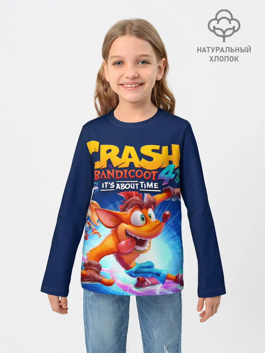 Детский лонгслив / Crash Bandicoot