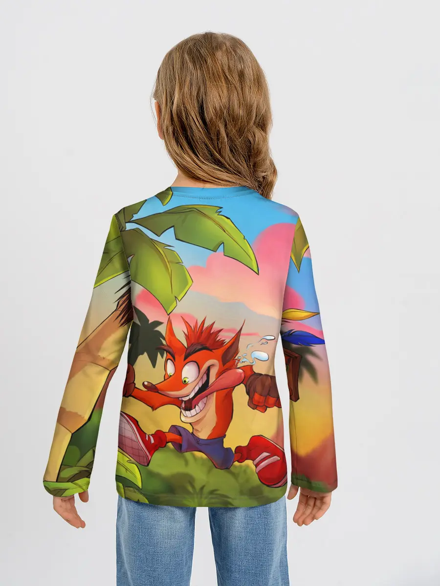 Детский лонгслив / Crash Bandicoot