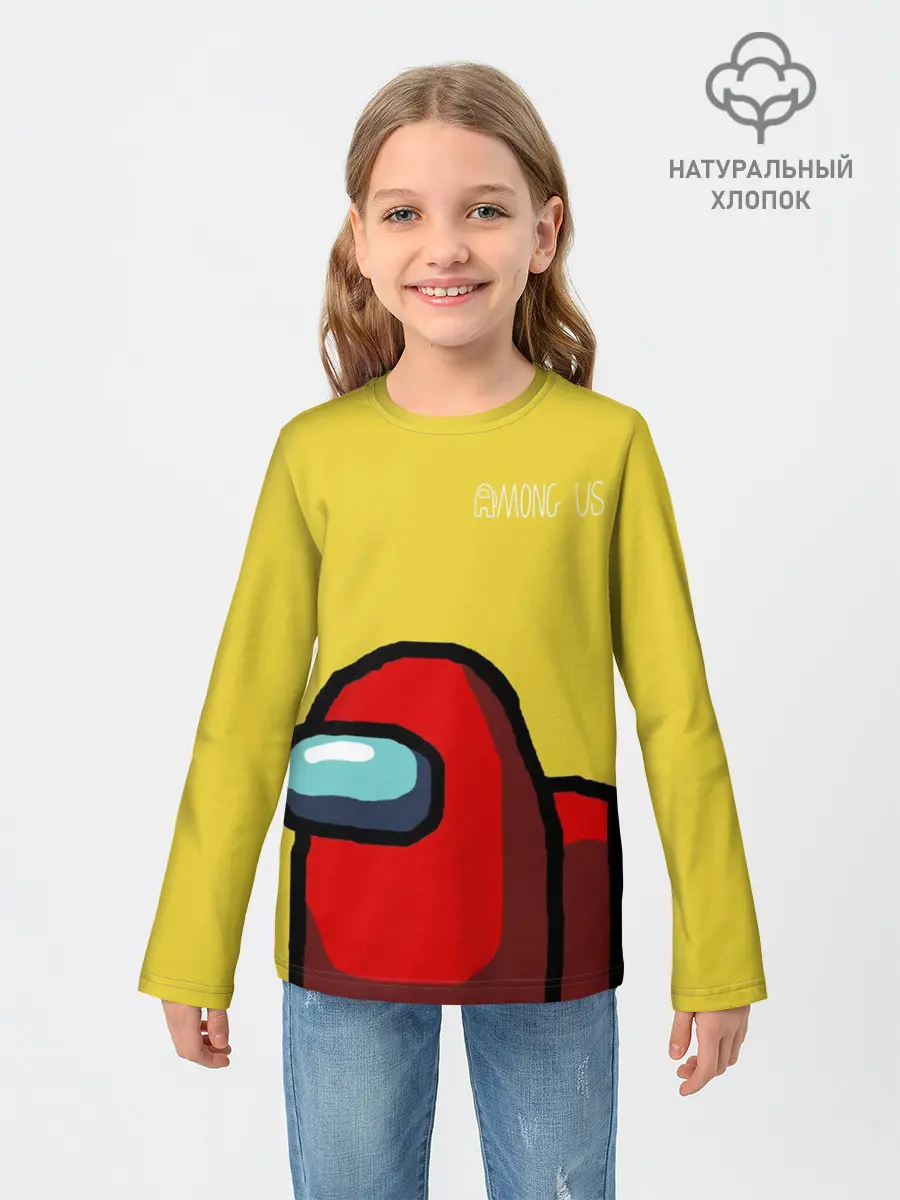 Детский лонгслив / Among Us classic