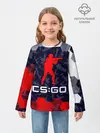 Детский лонгслив / CS GO | КС ГО