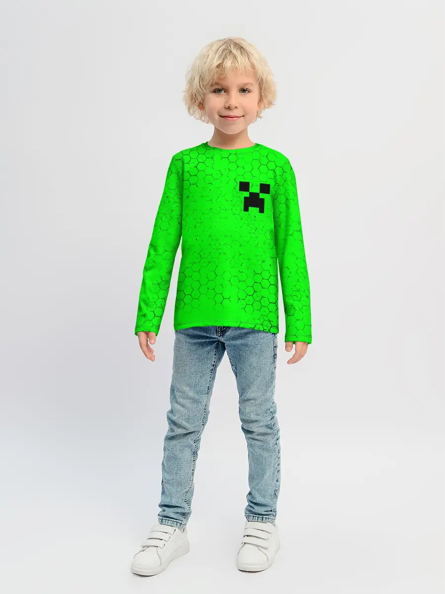 Детский лонгслив / MINECRAFT / МАЙНКРАФТ