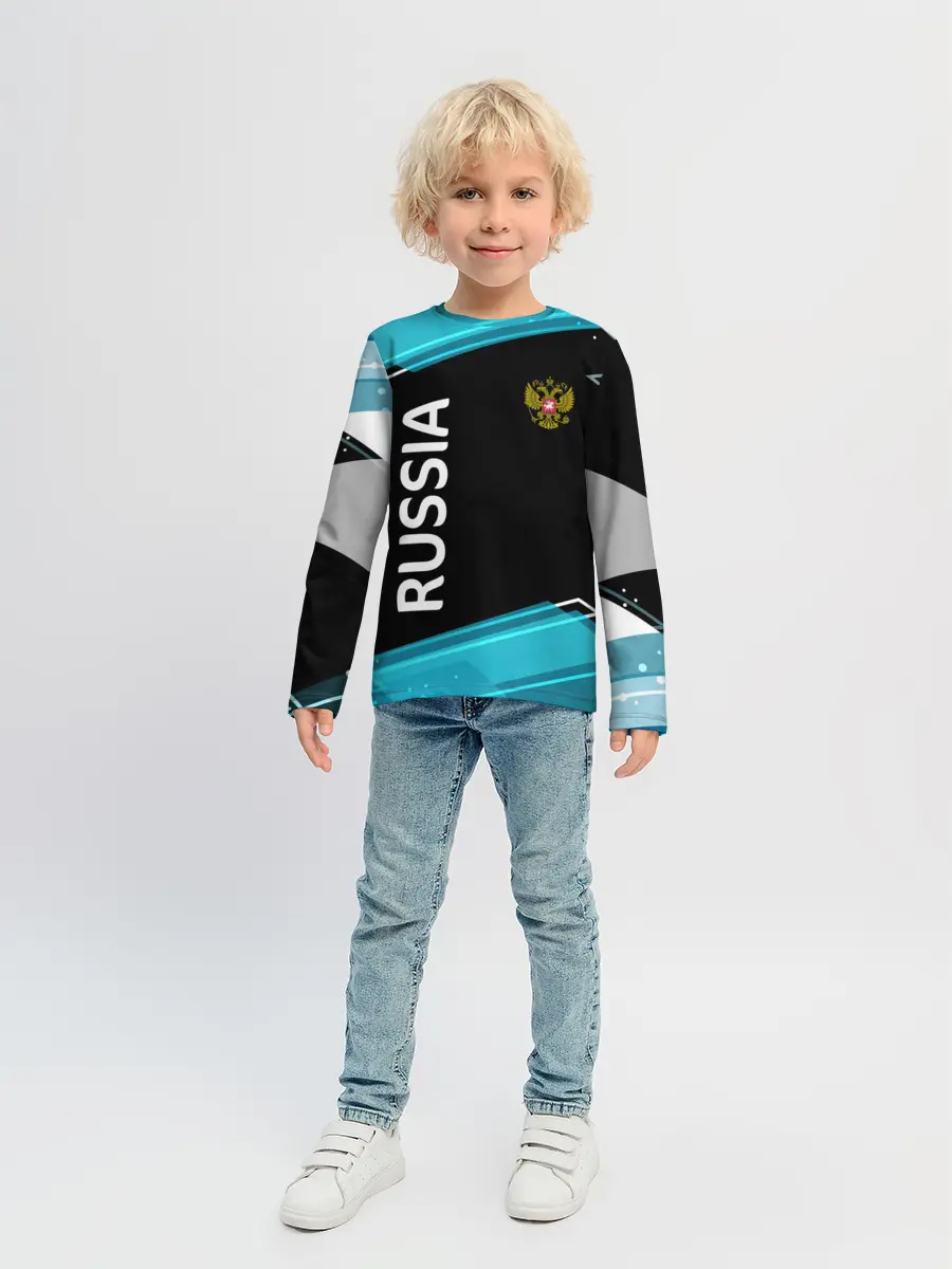 Детский лонгслив / RUSSIA.