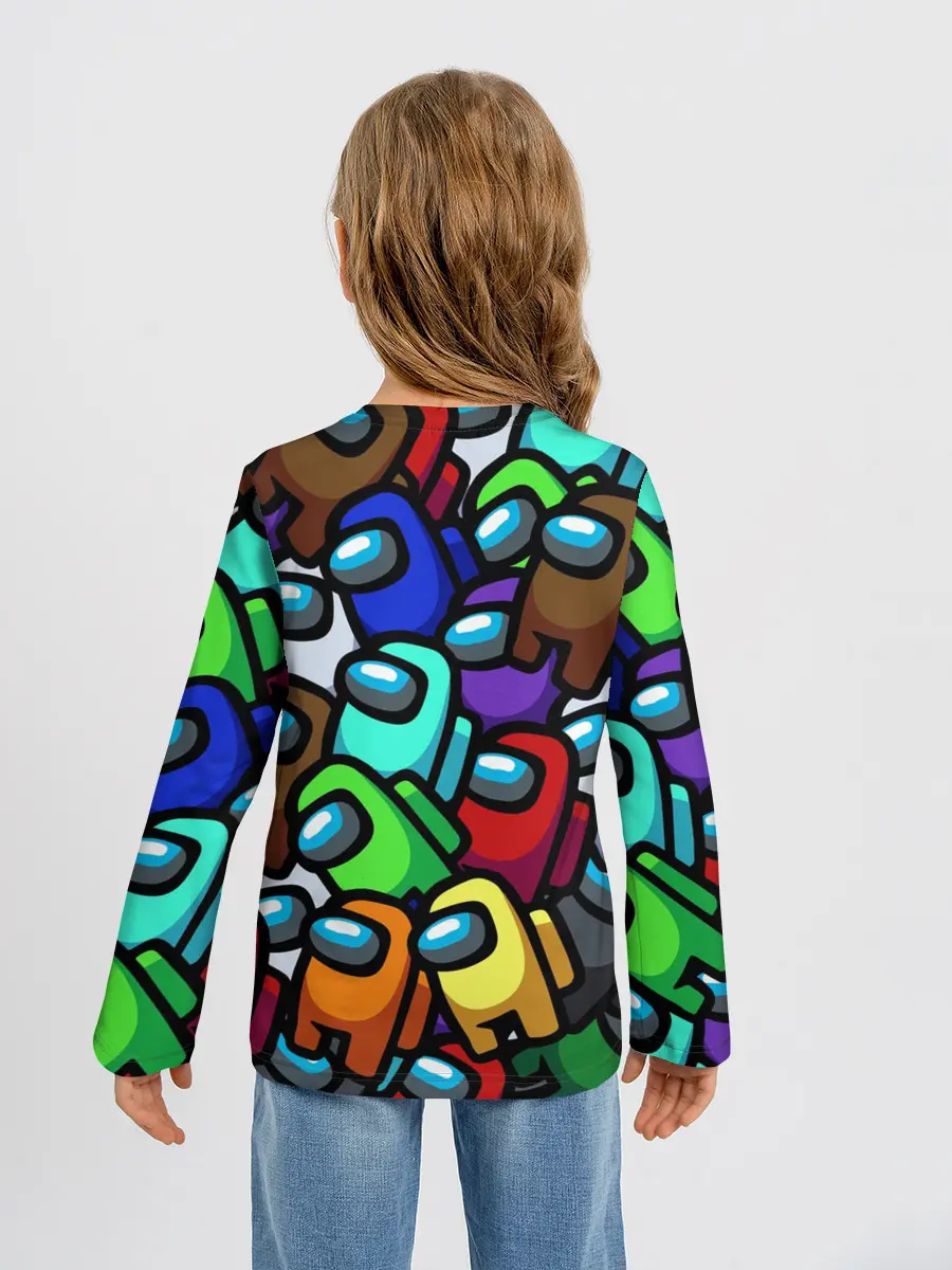 Детский лонгслив / Among us