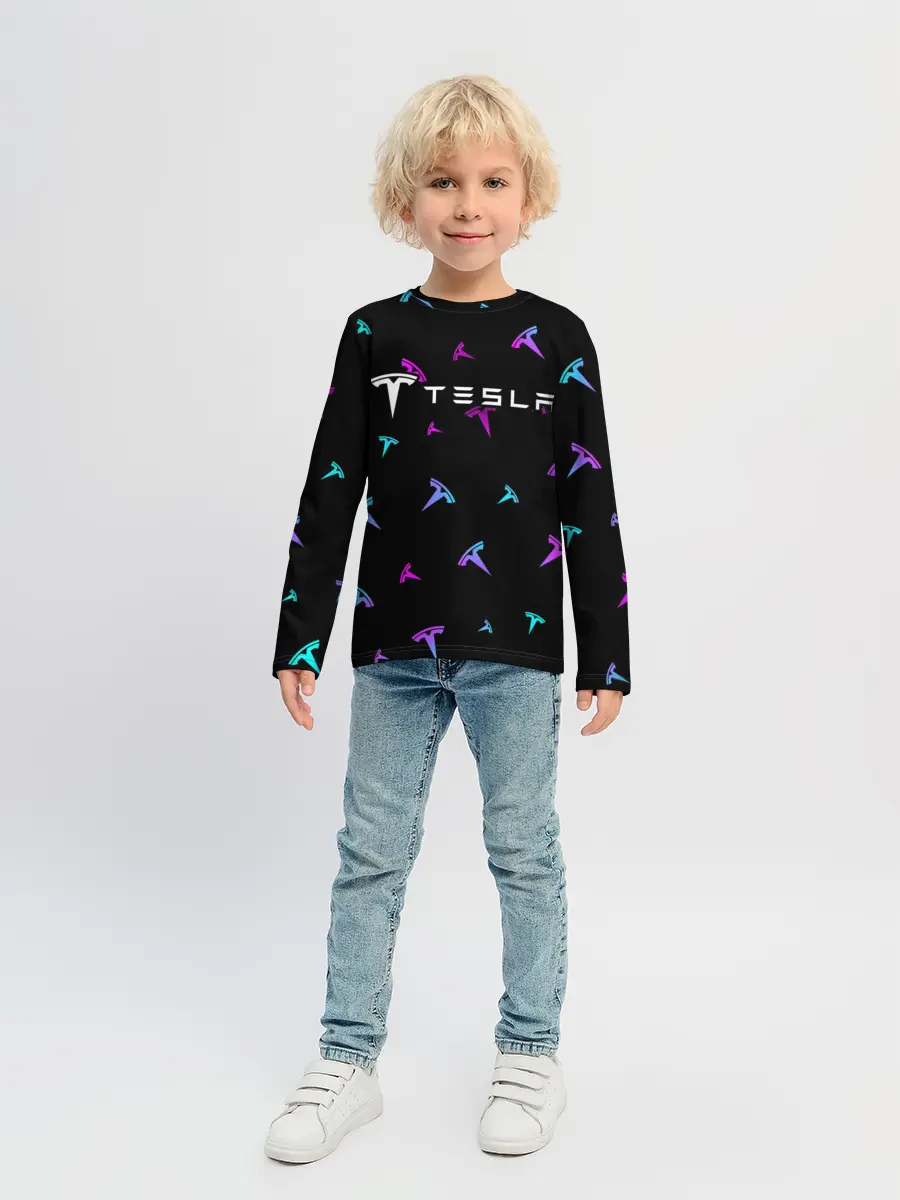 Детский лонгслив / TESLA / Тесла