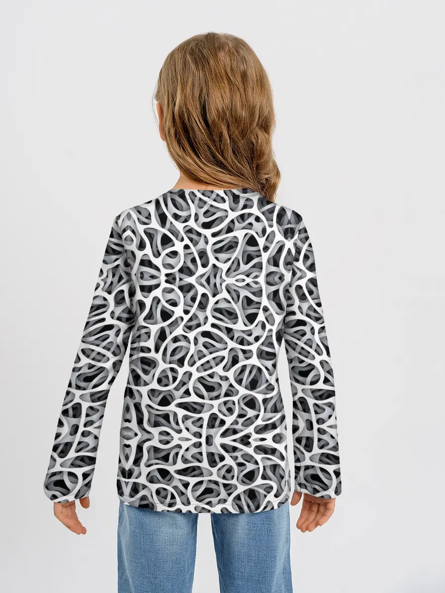 Детский лонгслив / Абстракция