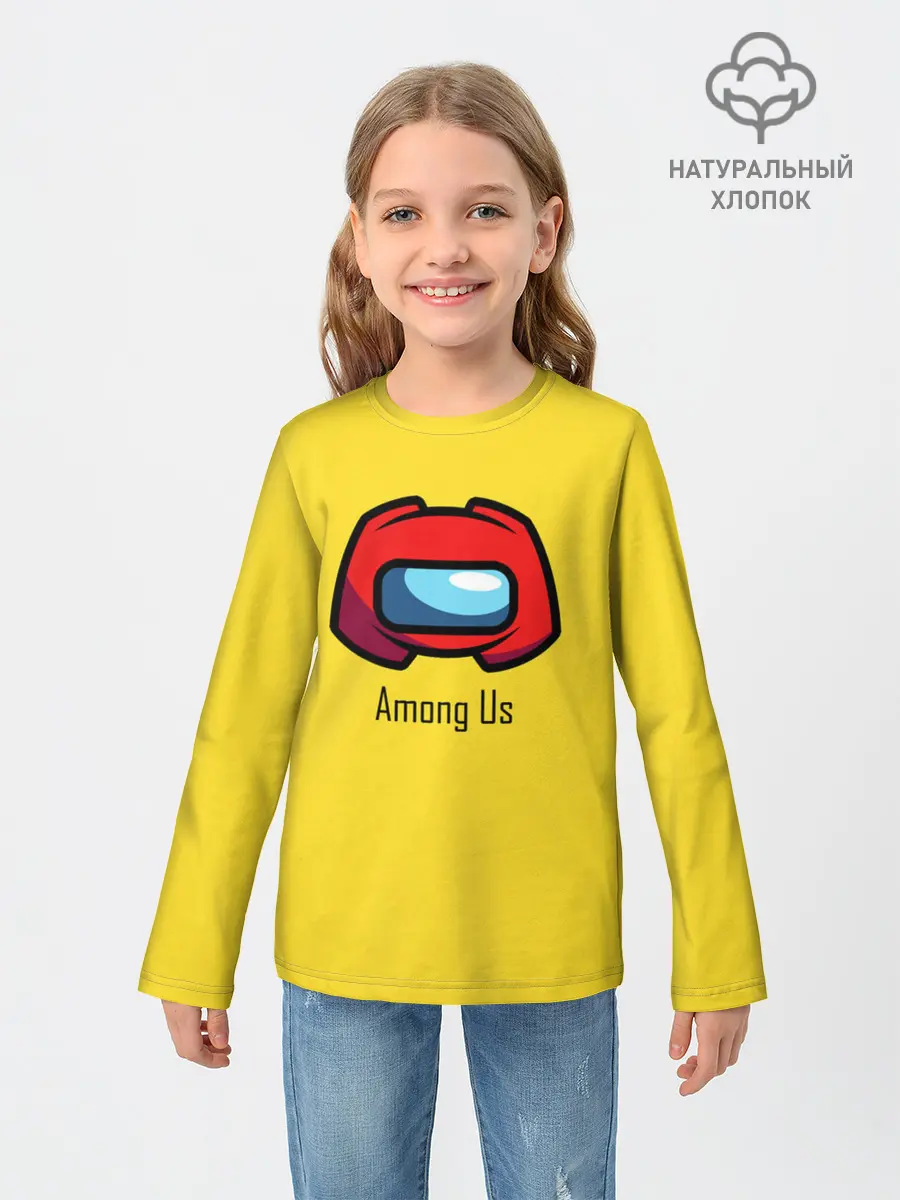 Детский лонгслив / Among Us|LoGo