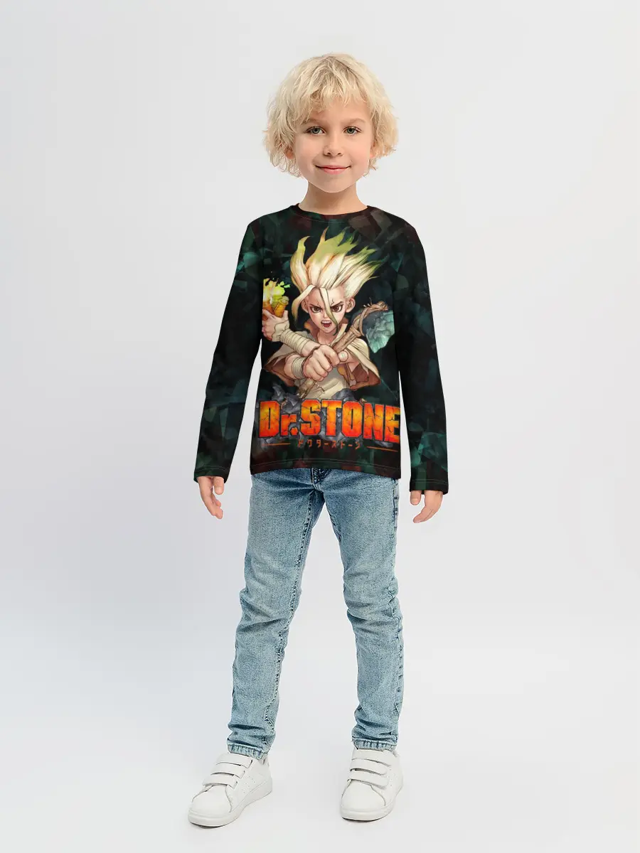 Детский лонгслив / Doctor Stone | Доктор Стоун