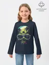 Детский лонгслив / Череп в тропиках