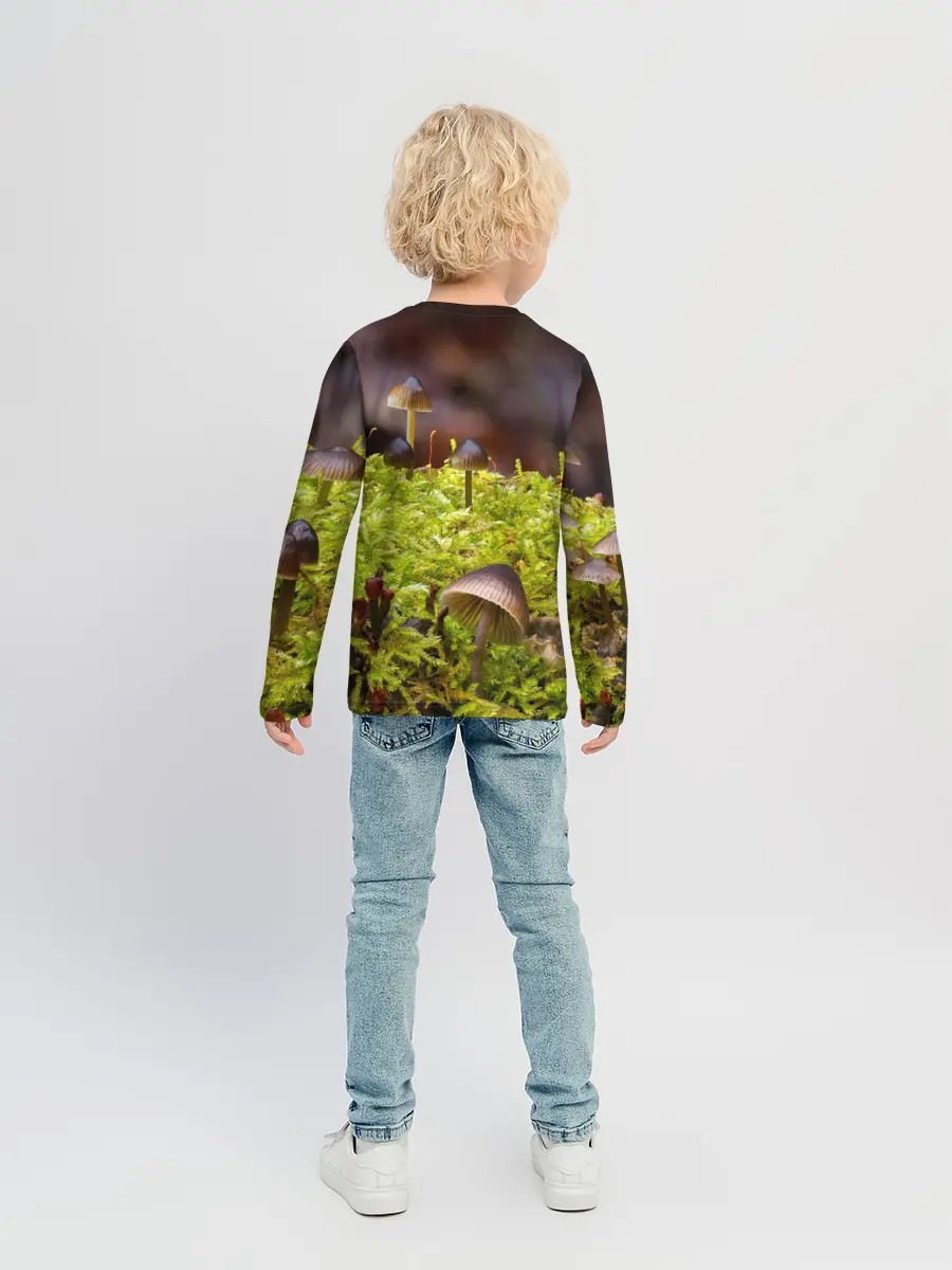 Детский лонгслив / Мох