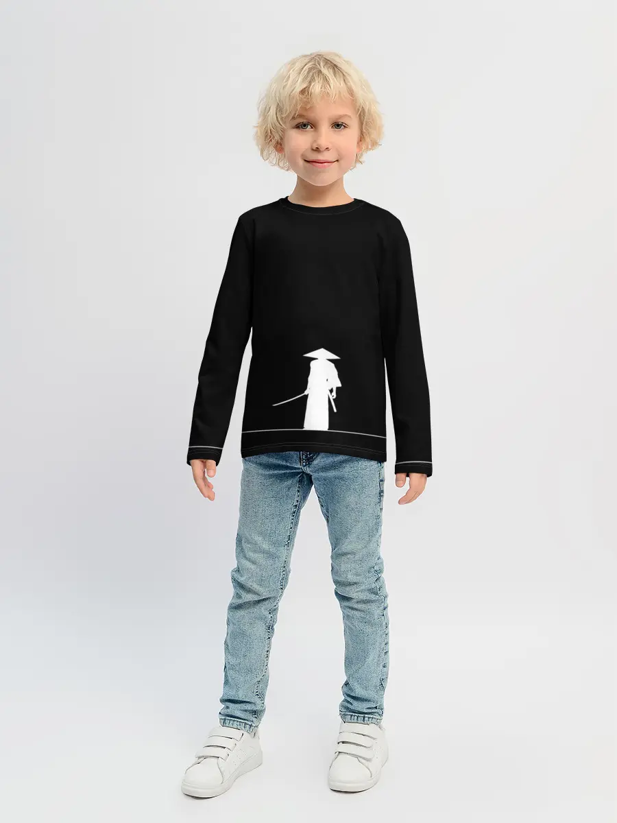 Детский лонгслив / Одинокий самурай