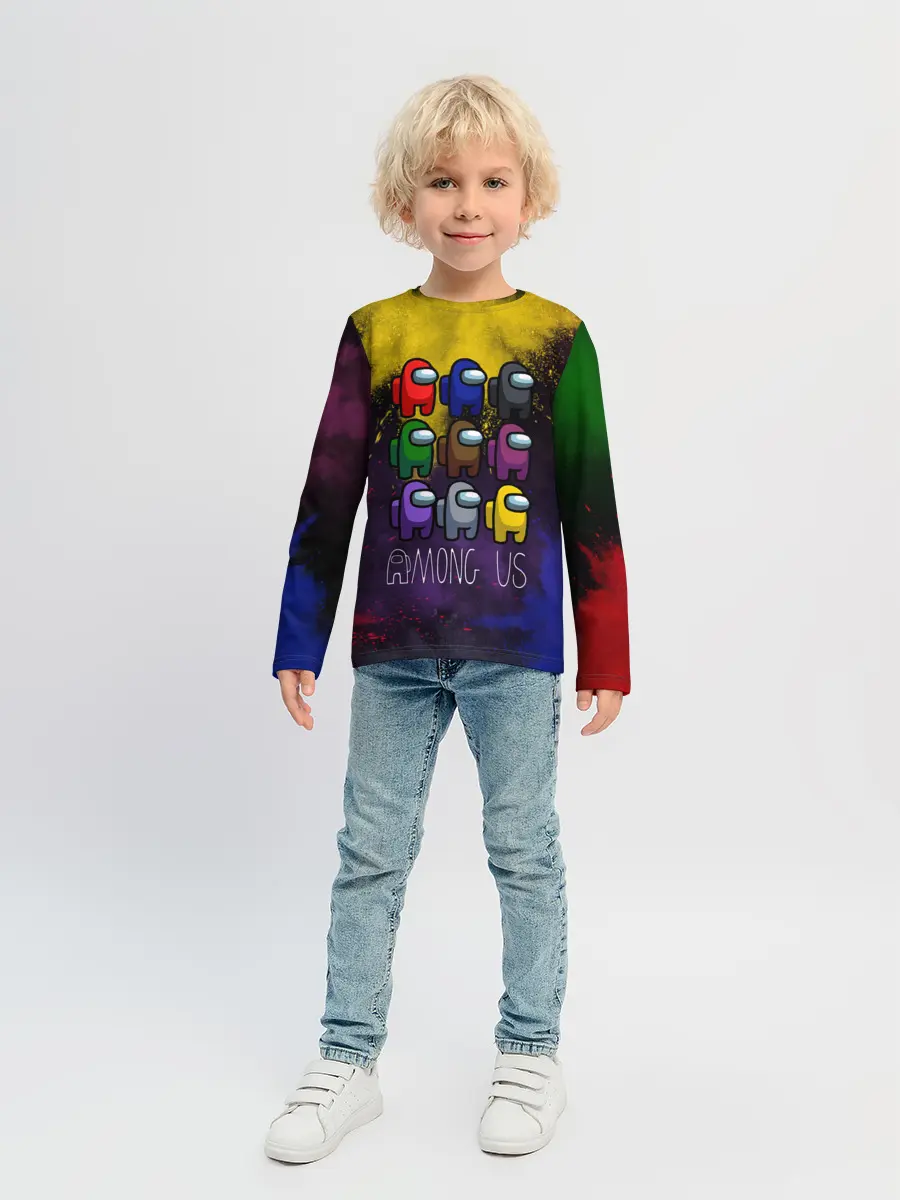 Детский лонгслив / AMONG US.