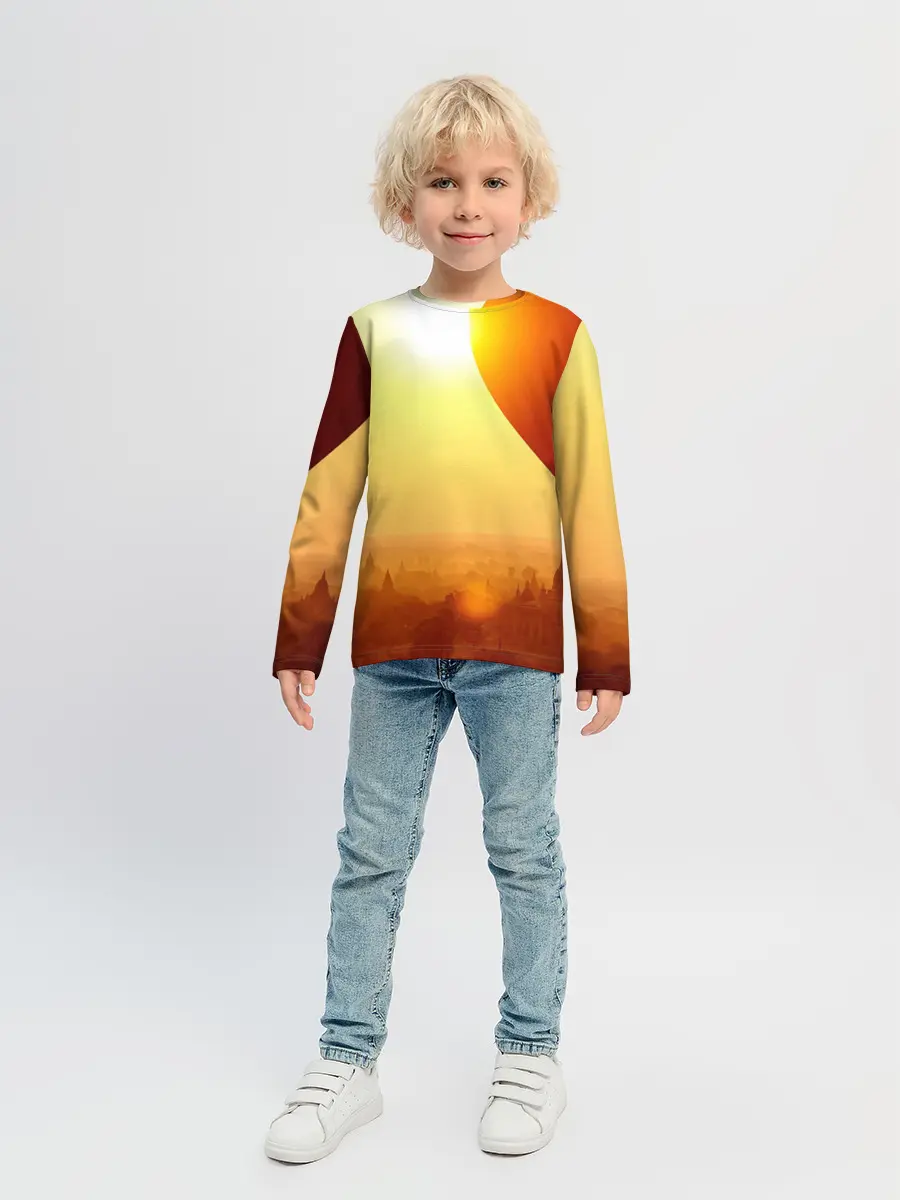Детский лонгслив / Город в пустыне