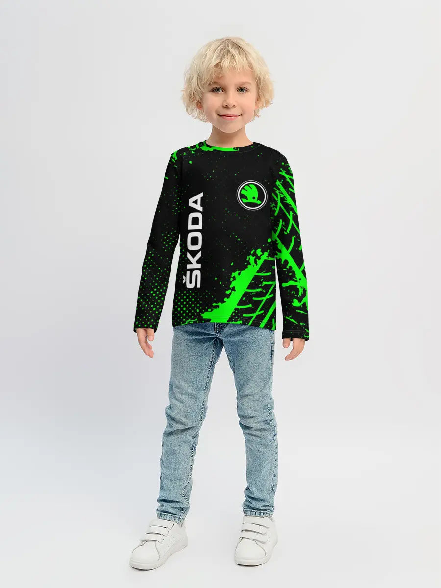 Детский лонгслив / SKODA / Шкода