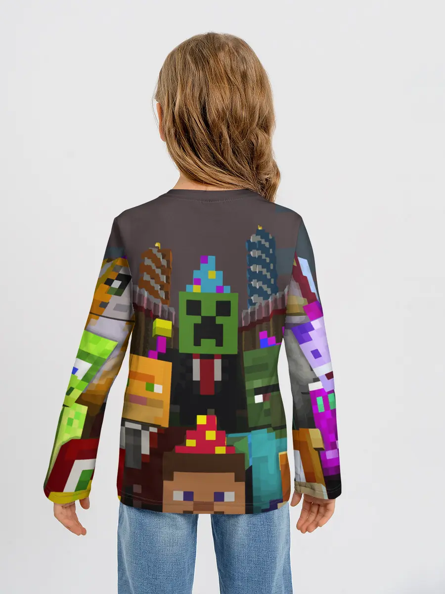 Детский лонгслив / MINECRAFT
