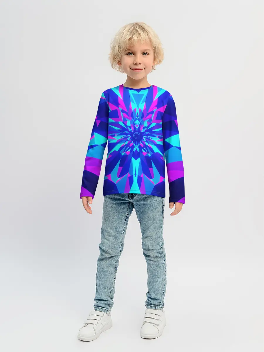 Детский лонгслив / Оптическая иллюзия