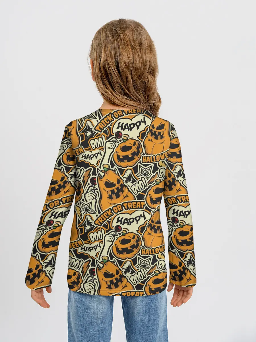 Детский лонгслив / Хэллоуин