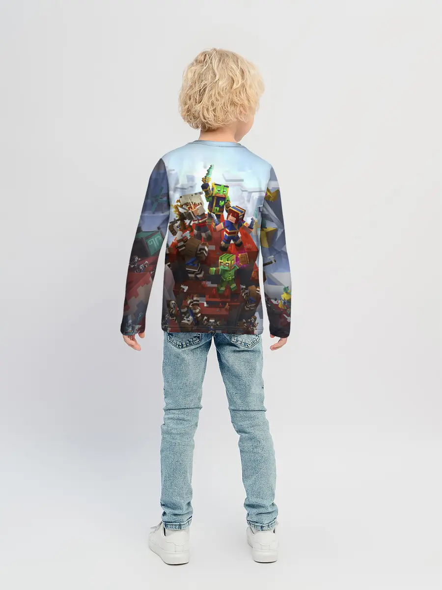 Детский лонгслив / Minecraft Dungeons