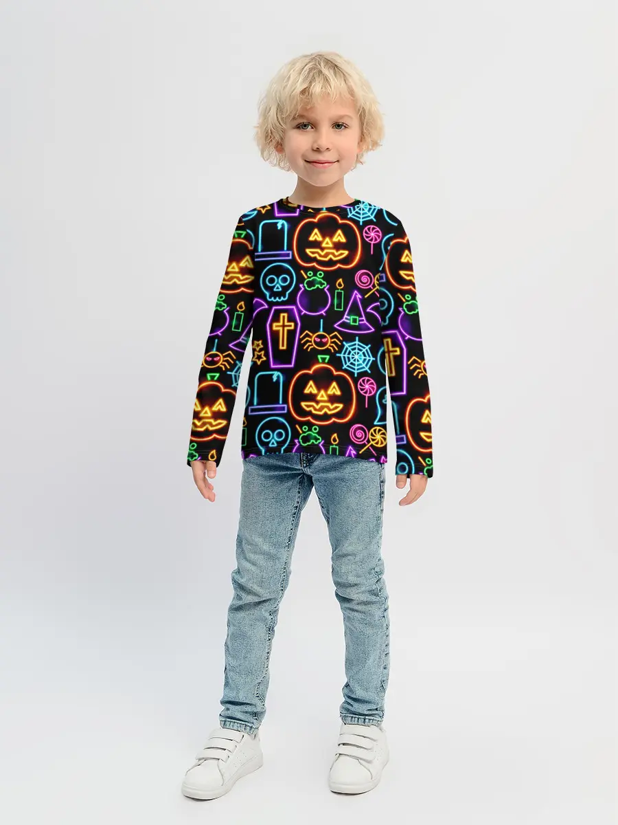 Детский лонгслив / Halloween