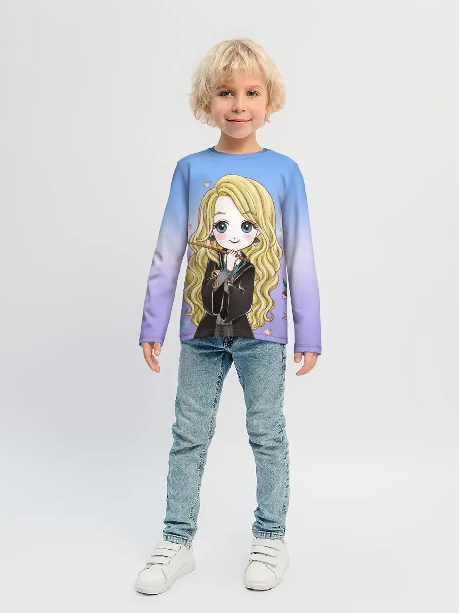 Детский лонгслив / Луна