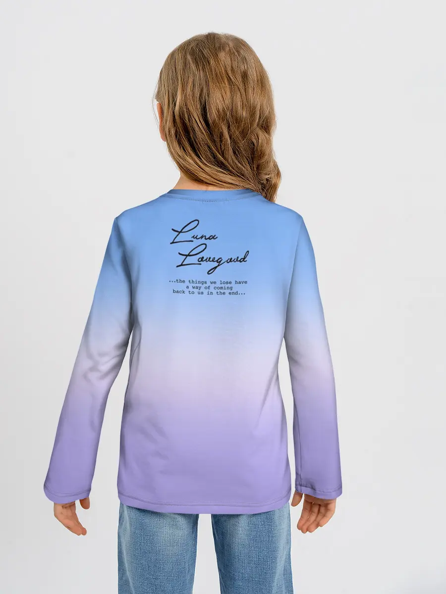 Детский лонгслив / Луна