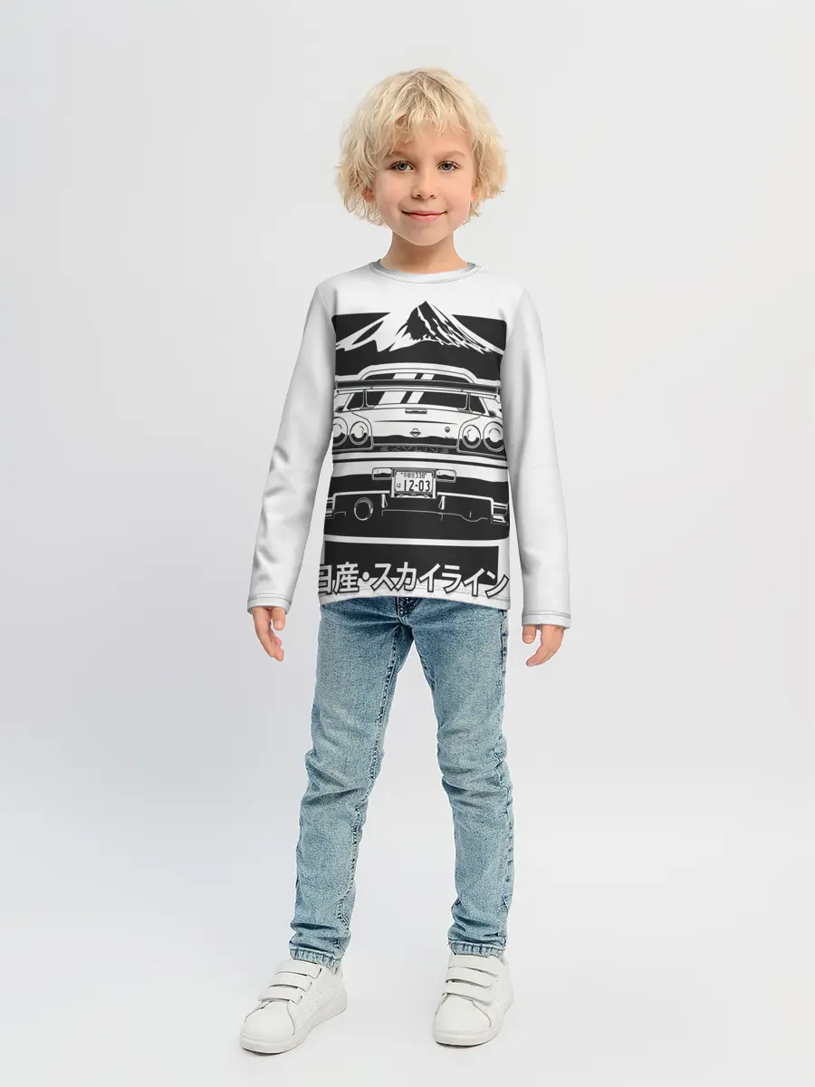 Детский лонгслив / Skyline R 34