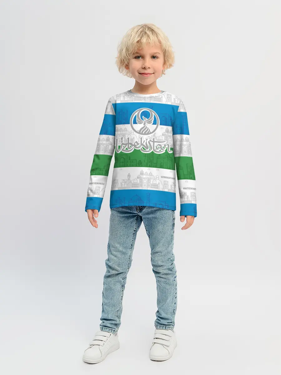 Детский лонгслив / Узбекистан