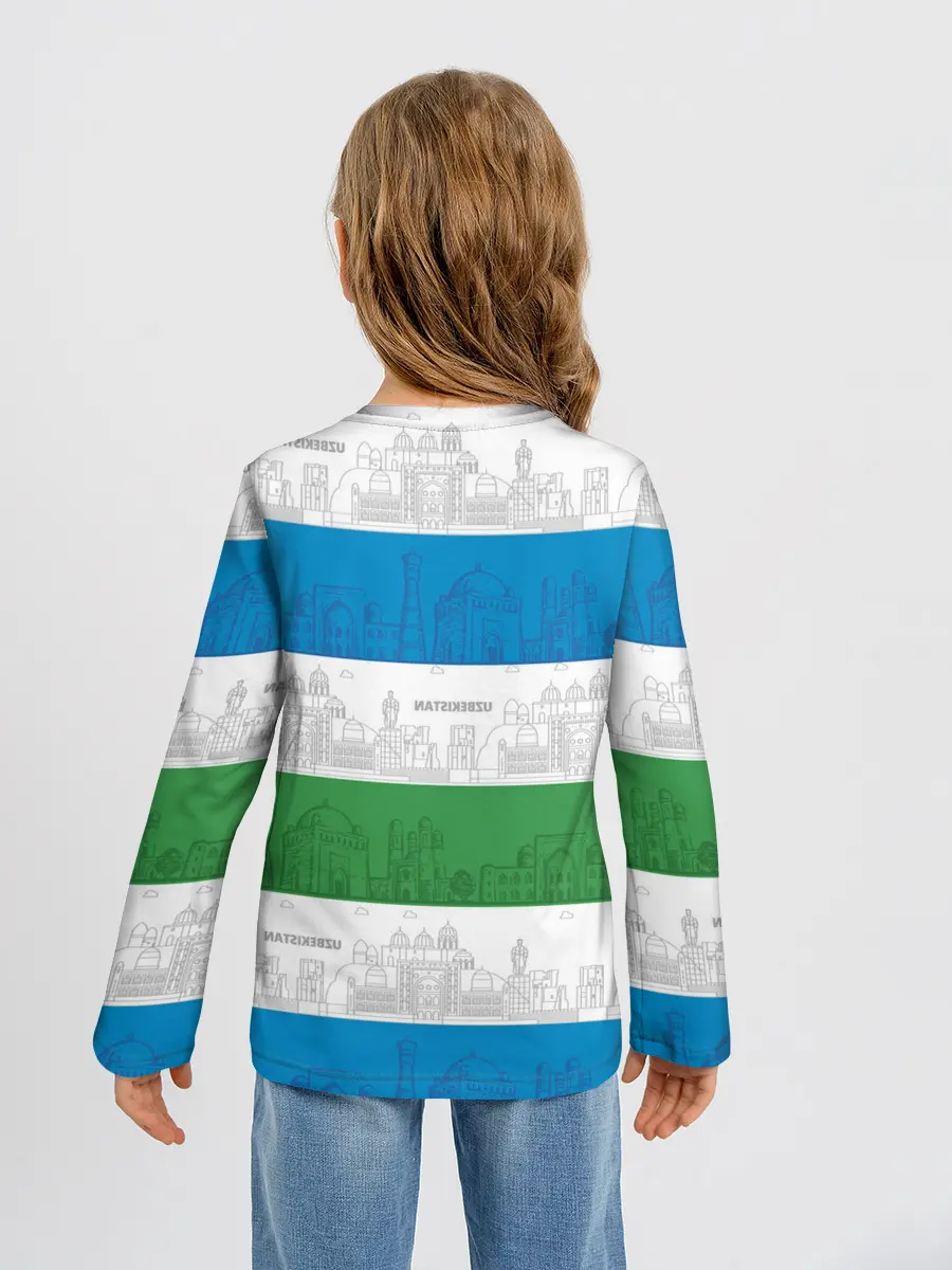 Детский лонгслив / Узбекистан